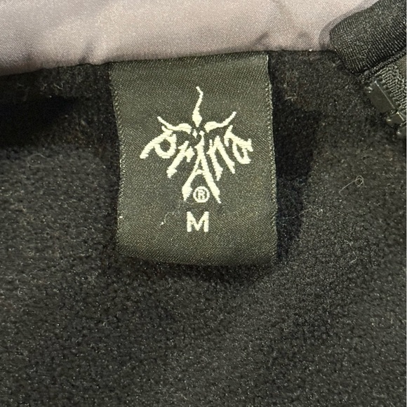 Prana Women’s Quilted Fleece Lined Black Jacket Size Medium - Picture 5 of 9